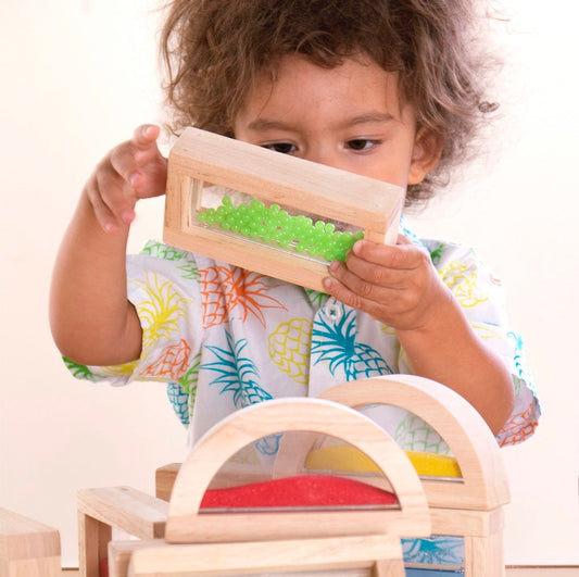 Sensory Rainbow Blocks